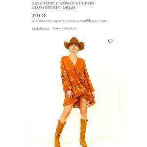 FREE PEOPLE WOMEN'S CHERRY
BLOSSOM MINI DRESS